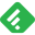 Logo de feedly